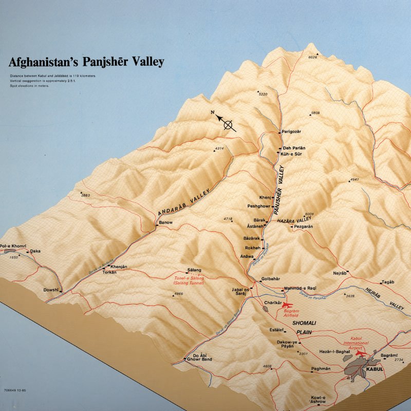 1985 3D Afghanistan Panjsher Valley