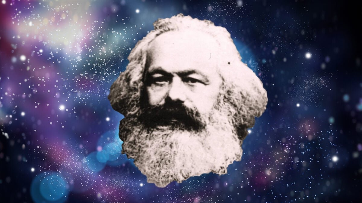 Karl Marx galaxy brain1