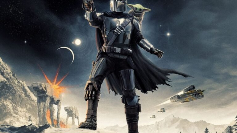 Mandalorian and Grogu poster Matt Ferguson 1200x675