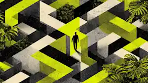 Nuneybits Vector art of a back office maze navigated by an AI o f7f13274 2bb1 4557 bc50 34a00548ce56