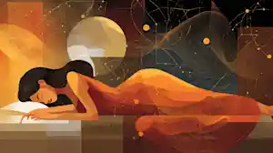 Nuneybits Vector art of burnt orange moonlit sleeper dissolving 71200d84 78a7 48eb 890e fb59ef136db1