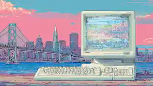 Nuneybits Vector art of pastel watercolors 1980s computer termi ed08da9b 0305 45aa 9851 1d339920bf82