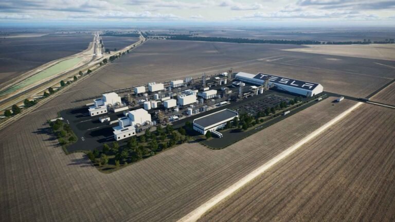 Tesla Lithium Refinery