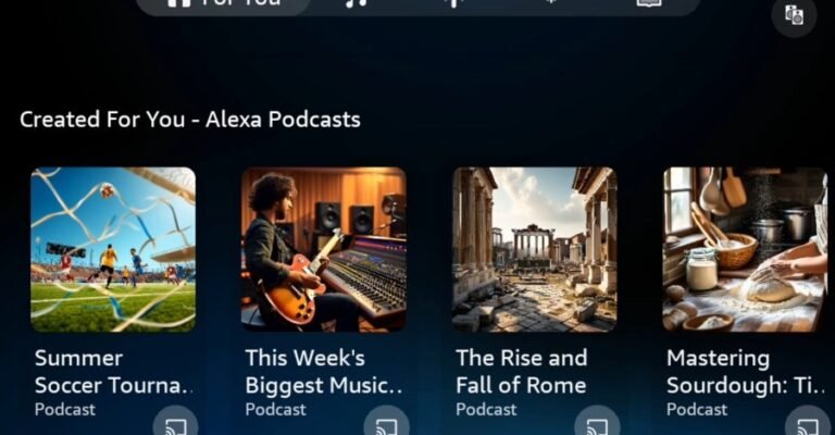 amazon alexa podcasts