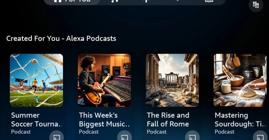 amazon alexa podcasts