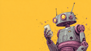 crimedy7 illustration of a robot with a phone ar 169 v 7 059ef1c1 2f5e 4009 ab54 acec406a8f5e 1