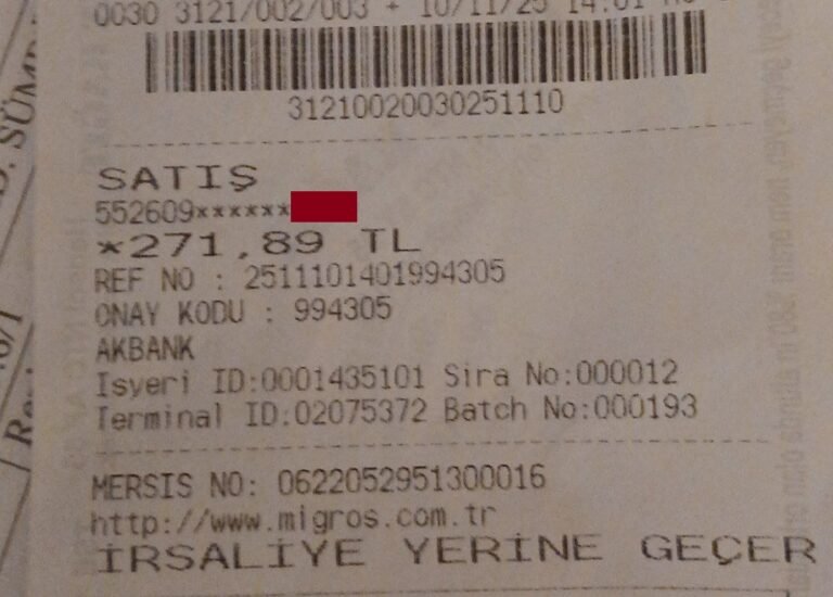 receipt