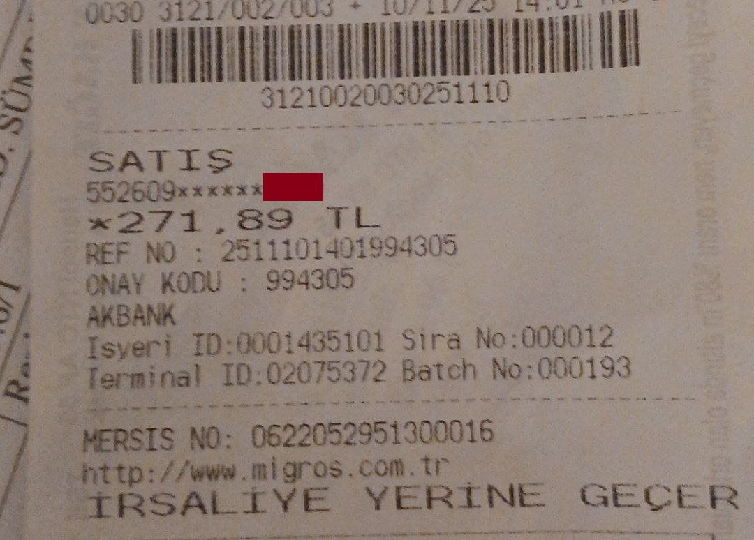 receipt