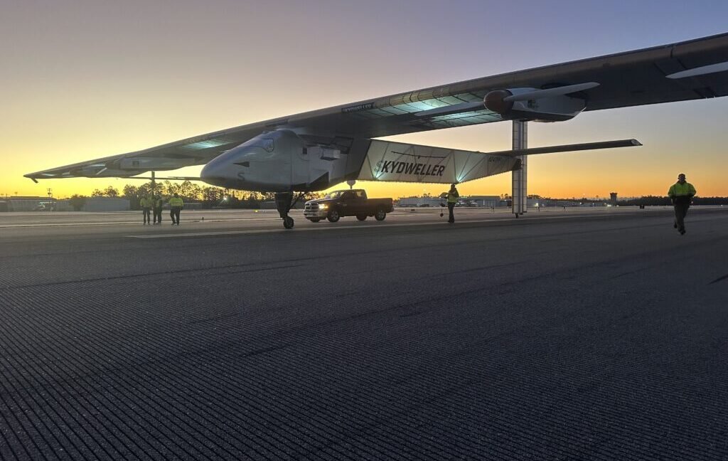 skydweller predawn flight
