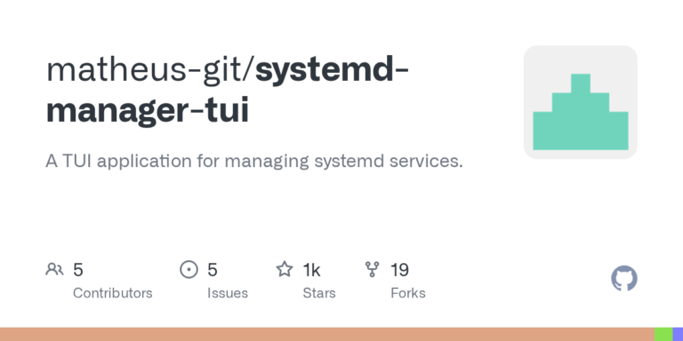 systemd manager tui