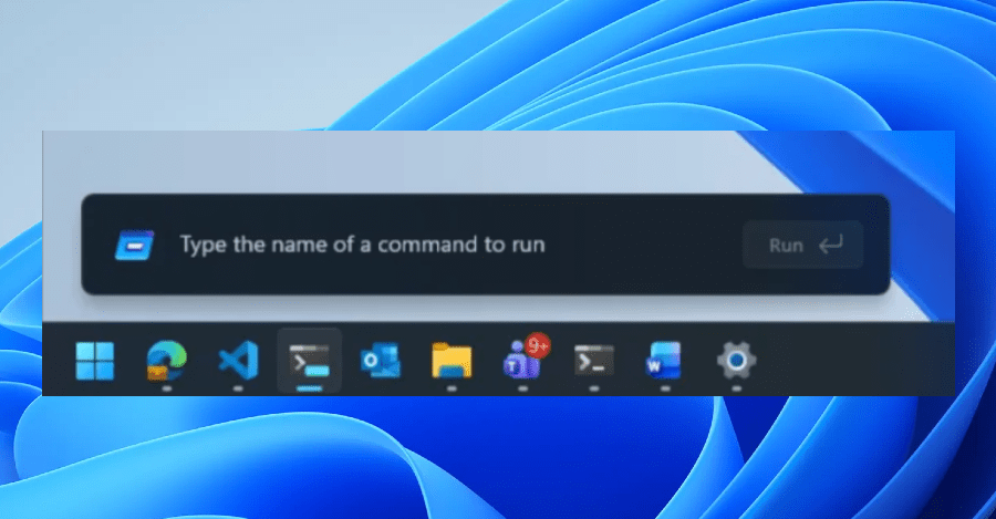 windows run menu