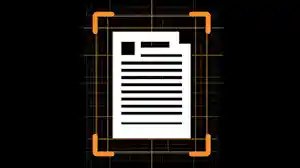 Nuneybits Vector art of white document centered in orange OCR g 389a1d54 734c 4957 a8fa 848d9b6e9794