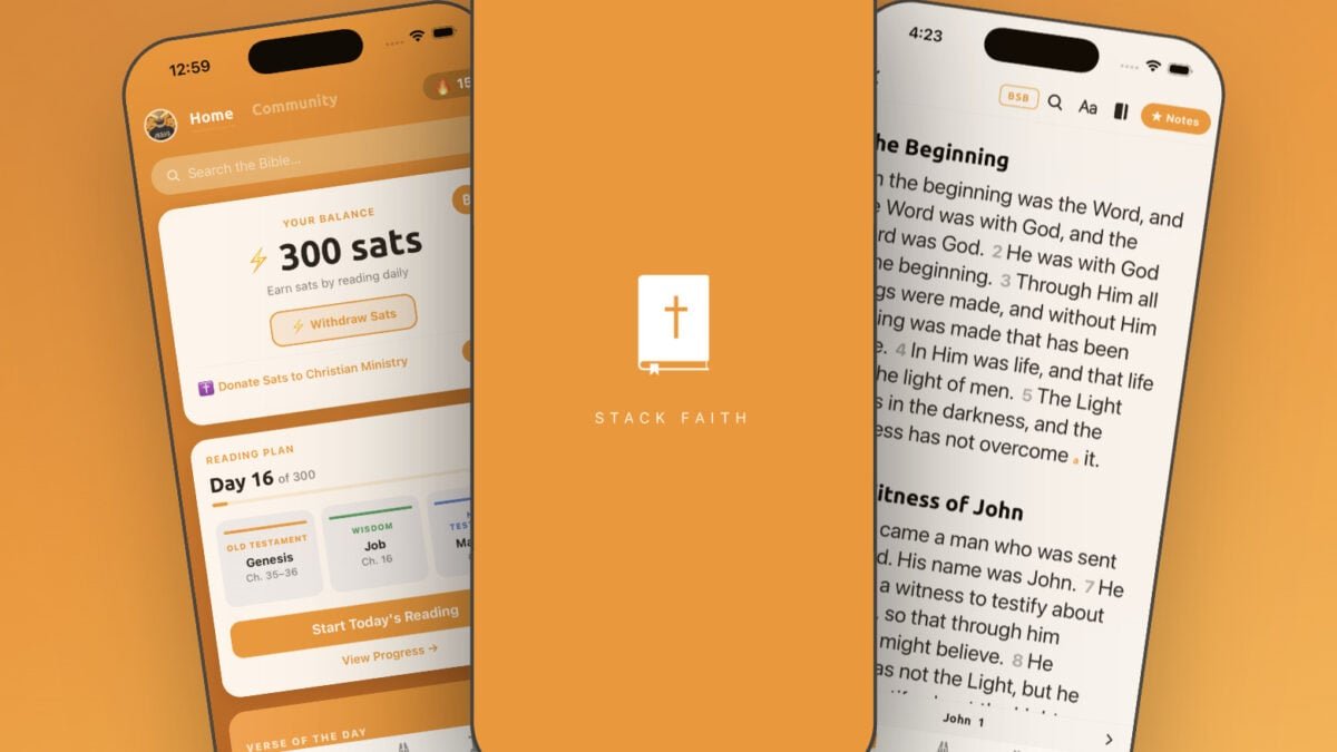 Orange Bible Bitcoin Rewards