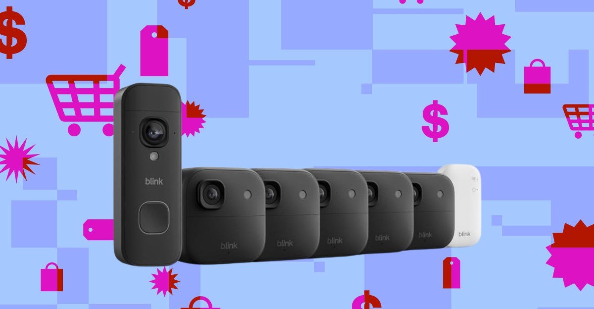 blink outdoor camera bundle deal image