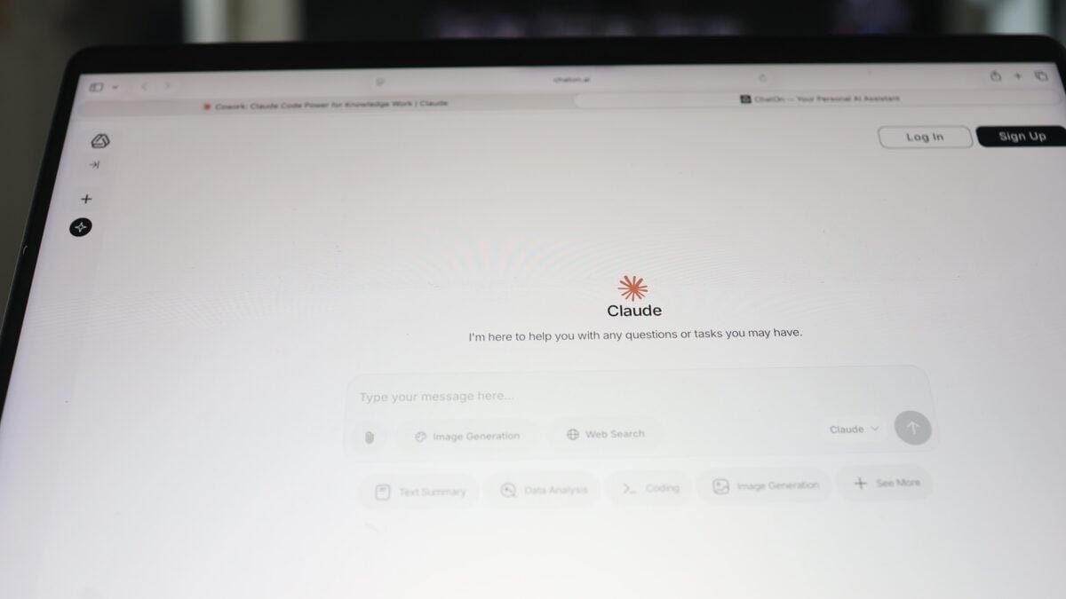 claude in a browser