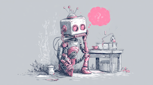 crimedy7 illustration of a robot remembering something ar 1 ca076720 6052 42d7 a901 a6539dc5dcfc 1