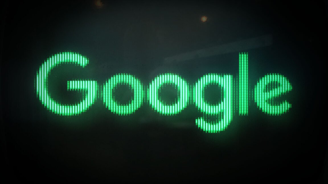 google logo green terminal