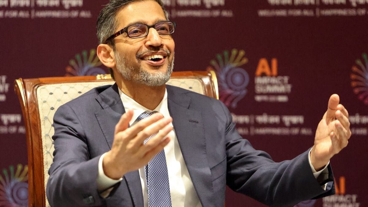 sundar pichai happy