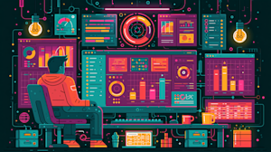 u7277289442 A data engineer is sitting at a dashboard with ch 56764e66 764f 496b bab2 2e7a55c1655c 0