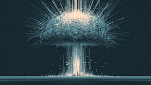 u7277289442 A mushroom cloud of data is exploding against a d 859177f5 e487 44a4 a545 407c10edd87e 0